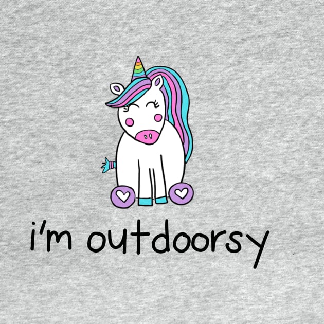 Unicorn Outdoorsy by Christine Borst Creative Studio